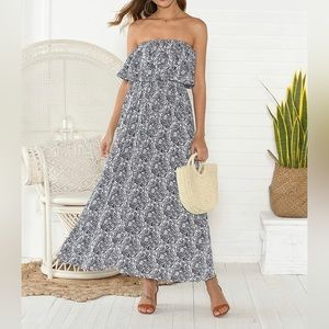 Strapless Maxi Dress